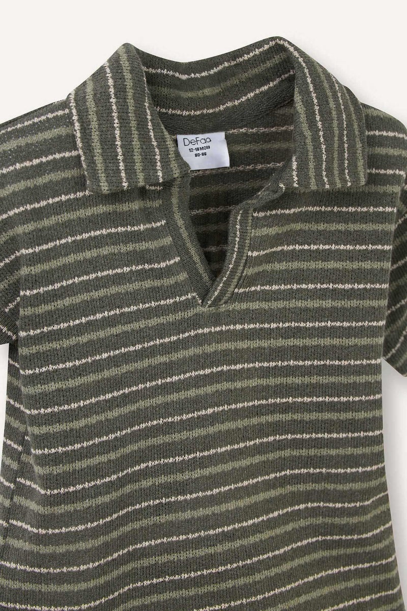 DeFacto Green BabyBoy Baby Boy Knit-Look 2 Piece Set Casual - Image 4